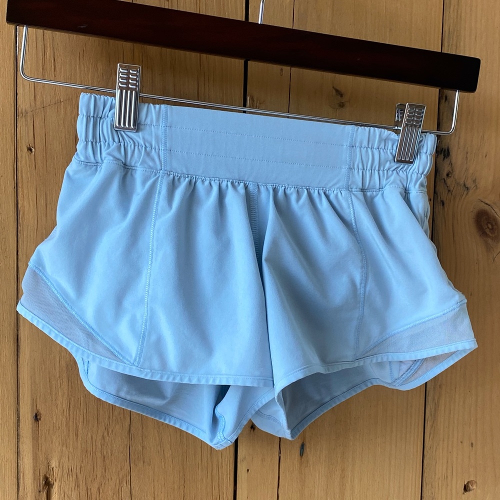 Lululemon Hotty Hot 2.5 Blue Linen